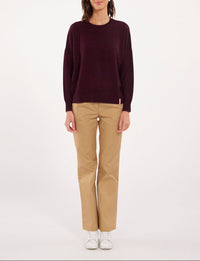 6qty RELIQUAT 75€ 28,6%  / Pull Alessia en laine - Purple