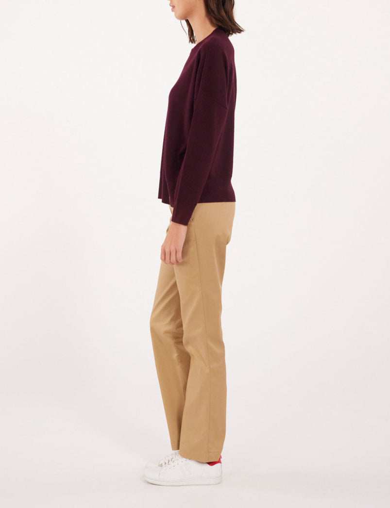6qty RELIQUAT 75€ 28,6%  / Pull Alessia en laine - Purple
