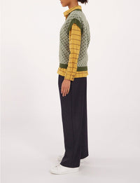 1qty RELIQUAT 75€ 75%  / Pull Hailey sans manches en laine - Ecru Multicolor