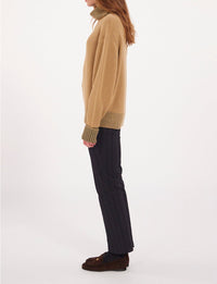 5qty RELIQUAT 110€ 33,3%  / Pull ample Esra en laine - Beige