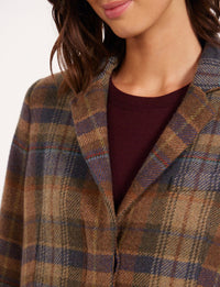 5qty RELIQUAT 190€ 16,7%  / Manteau droit Franck en laine - Khaki Multicolor