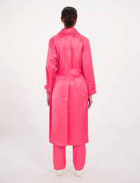 9qty RELIQUAT 150€ 0%  / Trench-coat Esme ceinturé - Pink