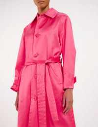 9qty RELIQUAT 150€ 0%  / Trench-coat Esme ceinturé - Pink
