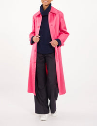 9qty RELIQUAT 150€ 0%  / Trench-coat Esme ceinturé - Pink