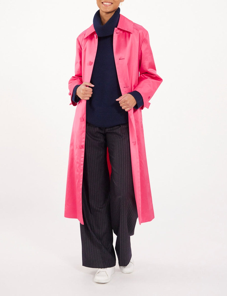 9qty RELIQUAT 150€ 0%  / Trench-coat Esme ceinturé - Pink