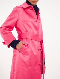 9qty RELIQUAT 150€ 0%  / Trench-coat Esme ceinturé - Pink