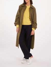 18qty RELIQUAT 190€ 22,2%  / Trench-coat Esme ceinturé en laine - Khaki