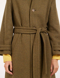 18qty RELIQUAT 190€ 22,2%  / Trench-coat Esme ceinturé en laine - Khaki