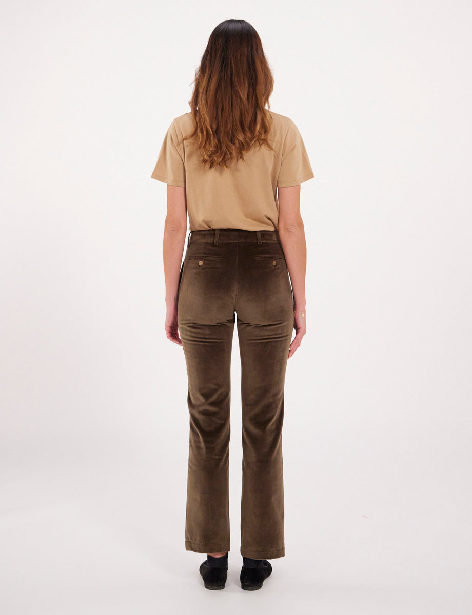 11qty RELIQUAT 75€ 14,3%  / Pantalon droit Francisco Pants - Khaki Dark