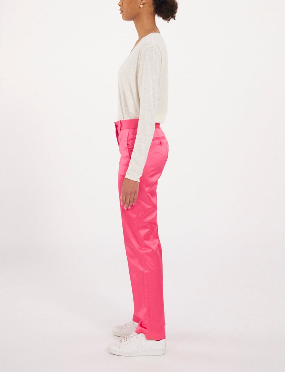 9qty RELIQUAT 75€ 0%  / Pantalon droit Francisco - Pink