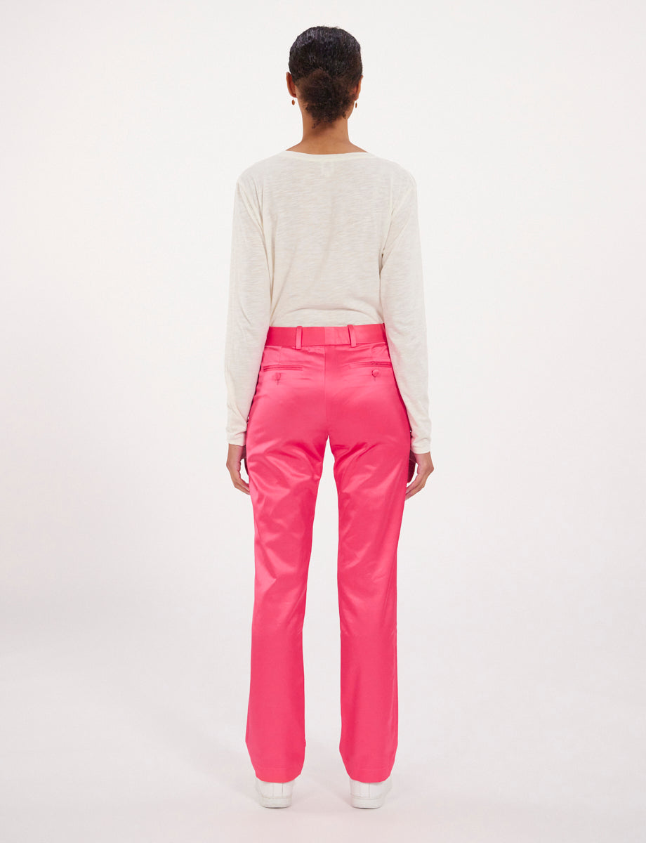 9qty RELIQUAT 75€ 0%  / Pantalon droit Francisco - Pink
