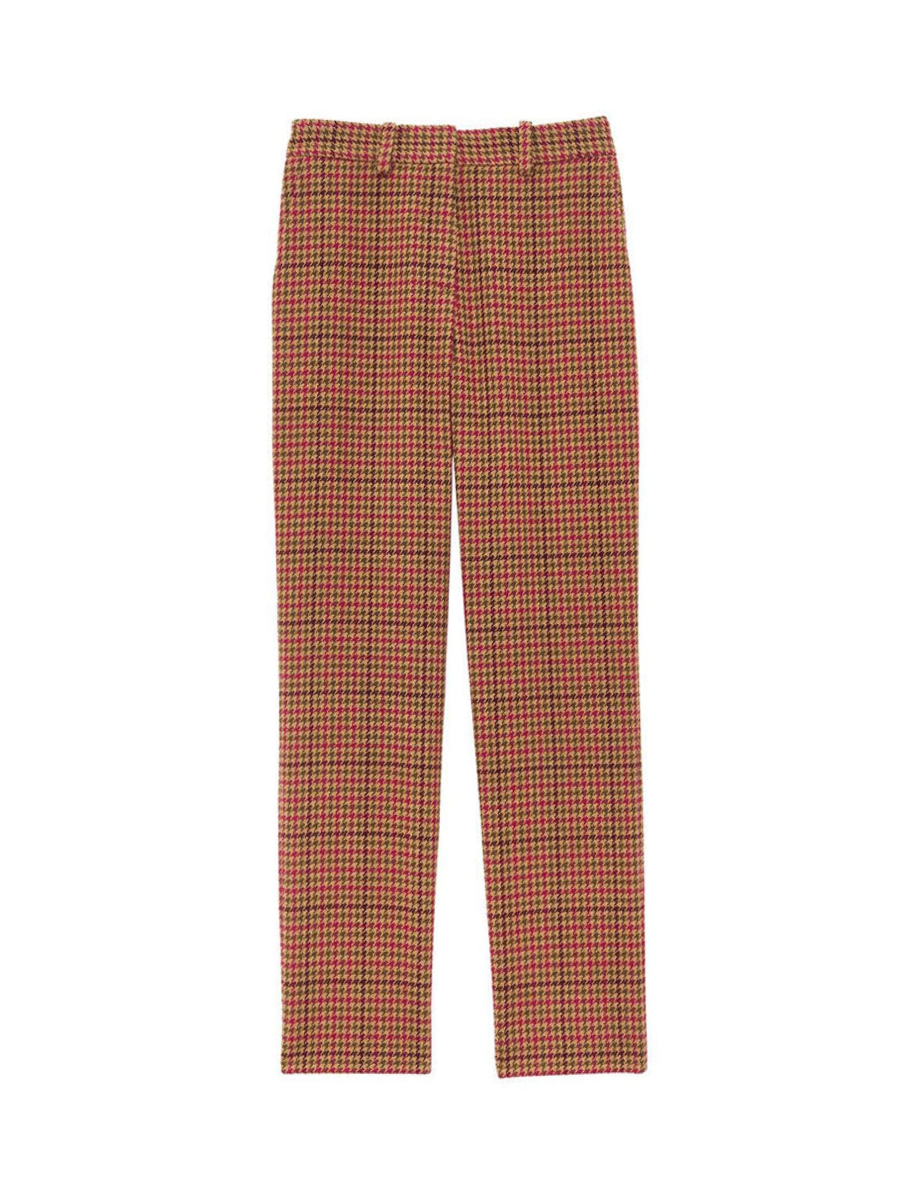28qty RELIQUAT 75€ 3,8%  / Pantalon ajusté Audrey en laine - Pink Khaki