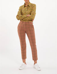 28qty RELIQUAT 75€ 3,8%  / Pantalon ajusté Audrey en laine - Pink Khaki