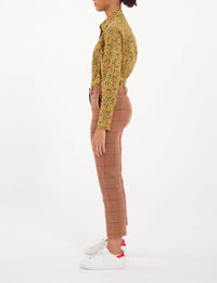 28qty RELIQUAT 75€ 3,8%  / Pantalon ajusté Audrey en laine - Pink Khaki