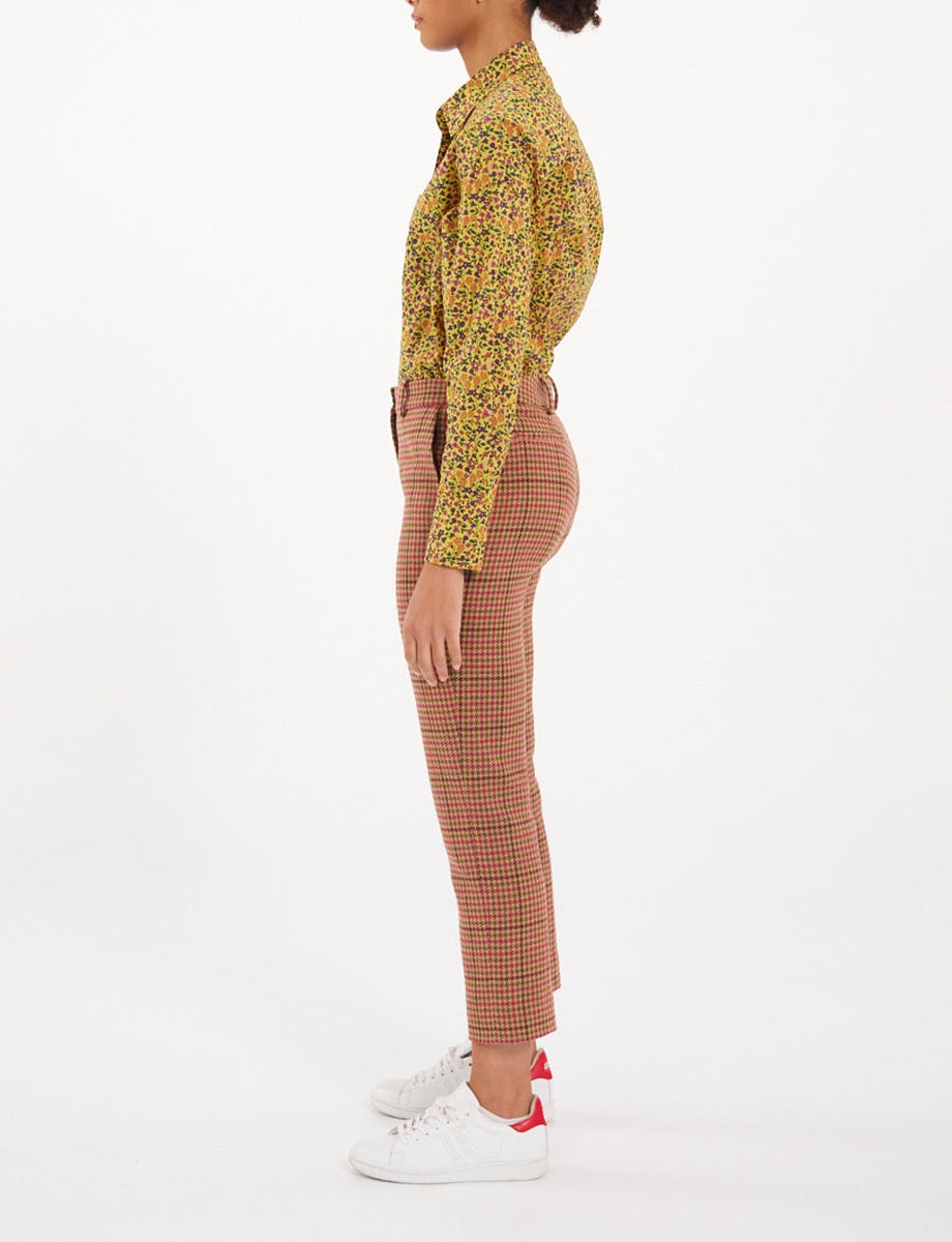 28qty RELIQUAT 75€ 3,8%  / Pantalon ajusté Audrey en laine - Pink Khaki