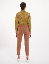 28qty RELIQUAT 75€ 3,8%  / Pantalon ajusté Audrey en laine - Pink Khaki