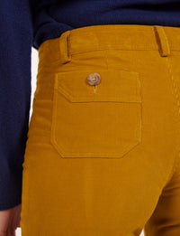 23qty RELIQUAT 75€ 6,7%  / Pantalon flare Charlotte - Ocre