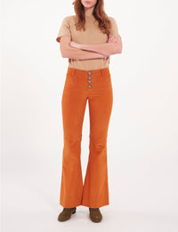 12qty RELIQUAT 75€ 0%  / Pantalon flare Charlotte - Orange