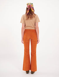 12qty RELIQUAT 75€ 0%  / Pantalon flare Charlotte - Orange