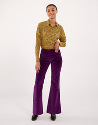 1qty NEW  / Pantalon Charlotte -  Purple