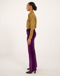 1qty NEW  / Pantalon Charlotte -  Purple