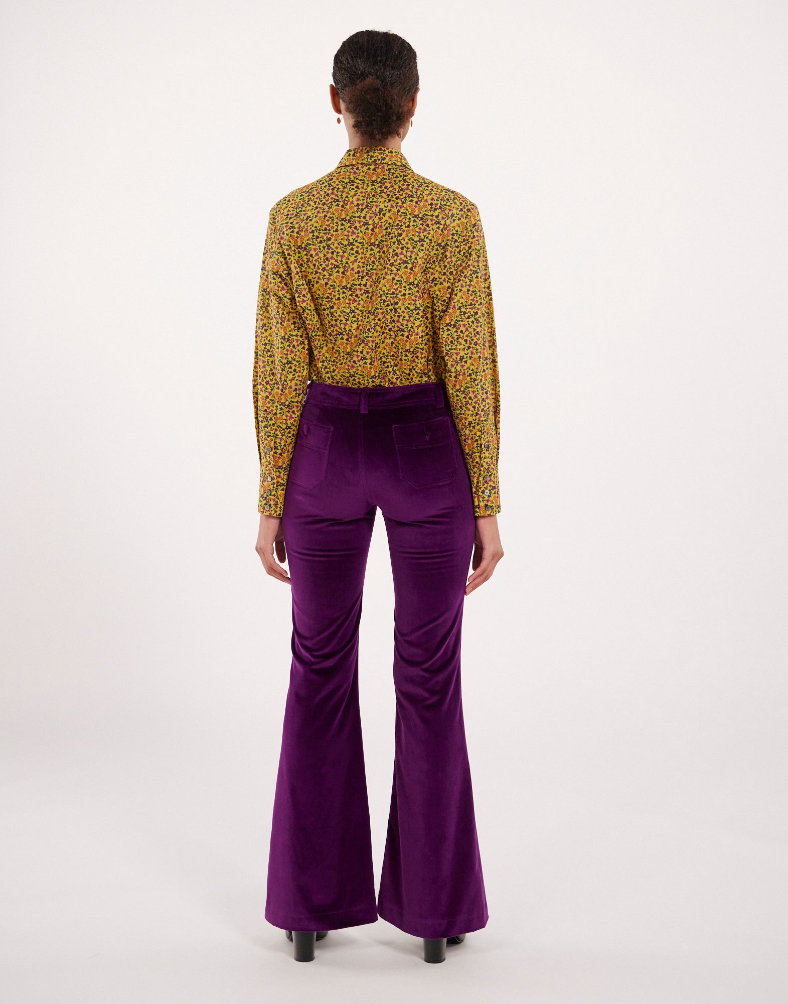 1qty NEW  / Pantalon Charlotte -  Purple
