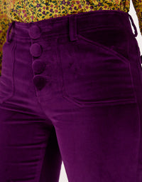 1qty NEW  / Pantalon Charlotte -  Purple