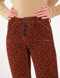 5qty RELIQUAT 75€ 50%  / Pantalon flare Charlotte Pants - Cachemire Multicolor