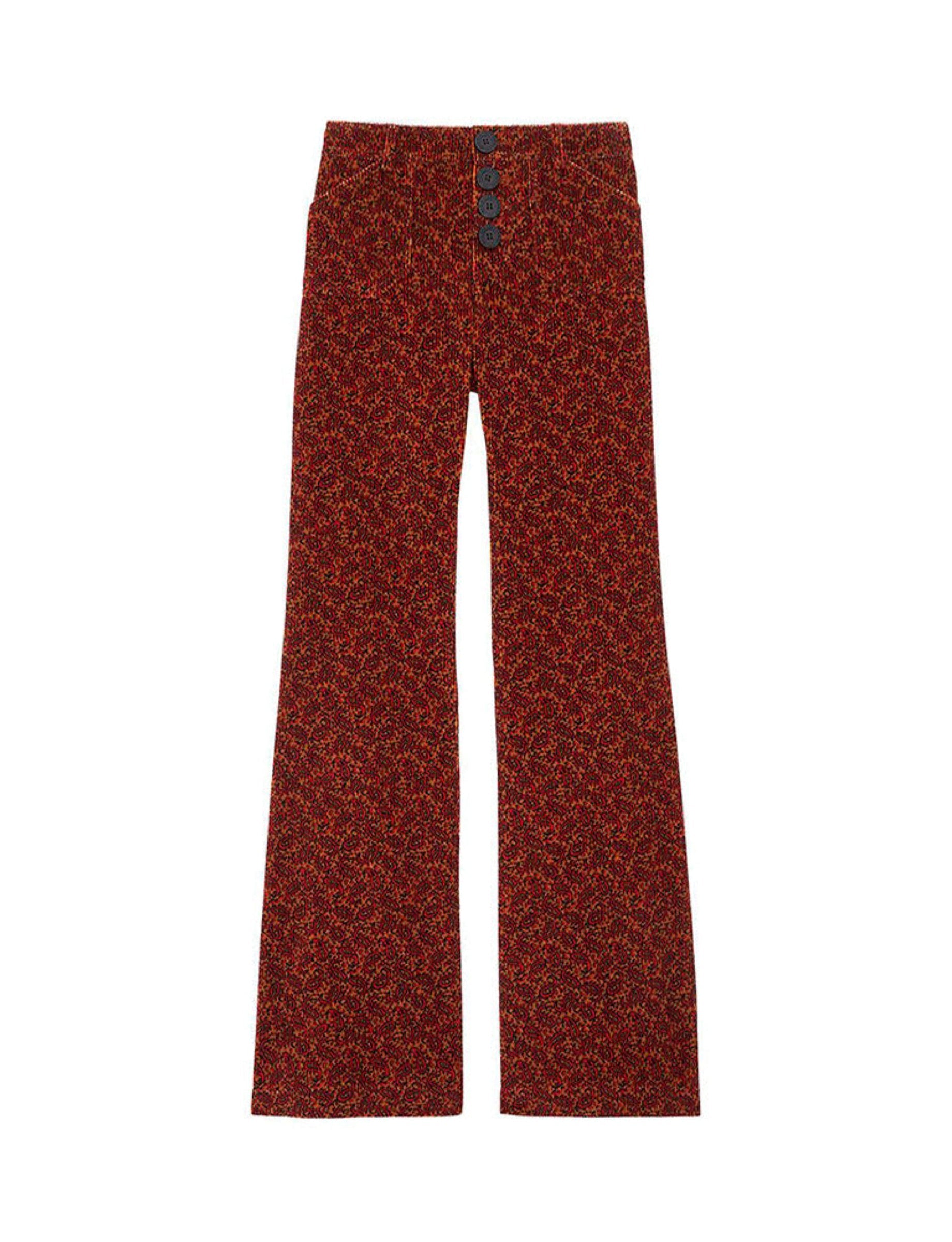 5qty RELIQUAT 75€ 50%  / Pantalon flare Charlotte Pants - Cachemire Multicolor