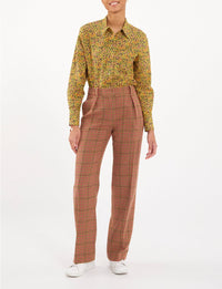6qty RELIQUAT 75€ 33,3%  / Pantalon Hector à pinces en laine - Pink Khaki