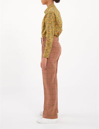 6qty RELIQUAT 75€ 33,3%  / Pantalon Hector à pinces en laine - Pink Khaki