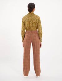 6qty RELIQUAT 75€ 33,3%  / Pantalon Hector à pinces en laine - Pink Khaki