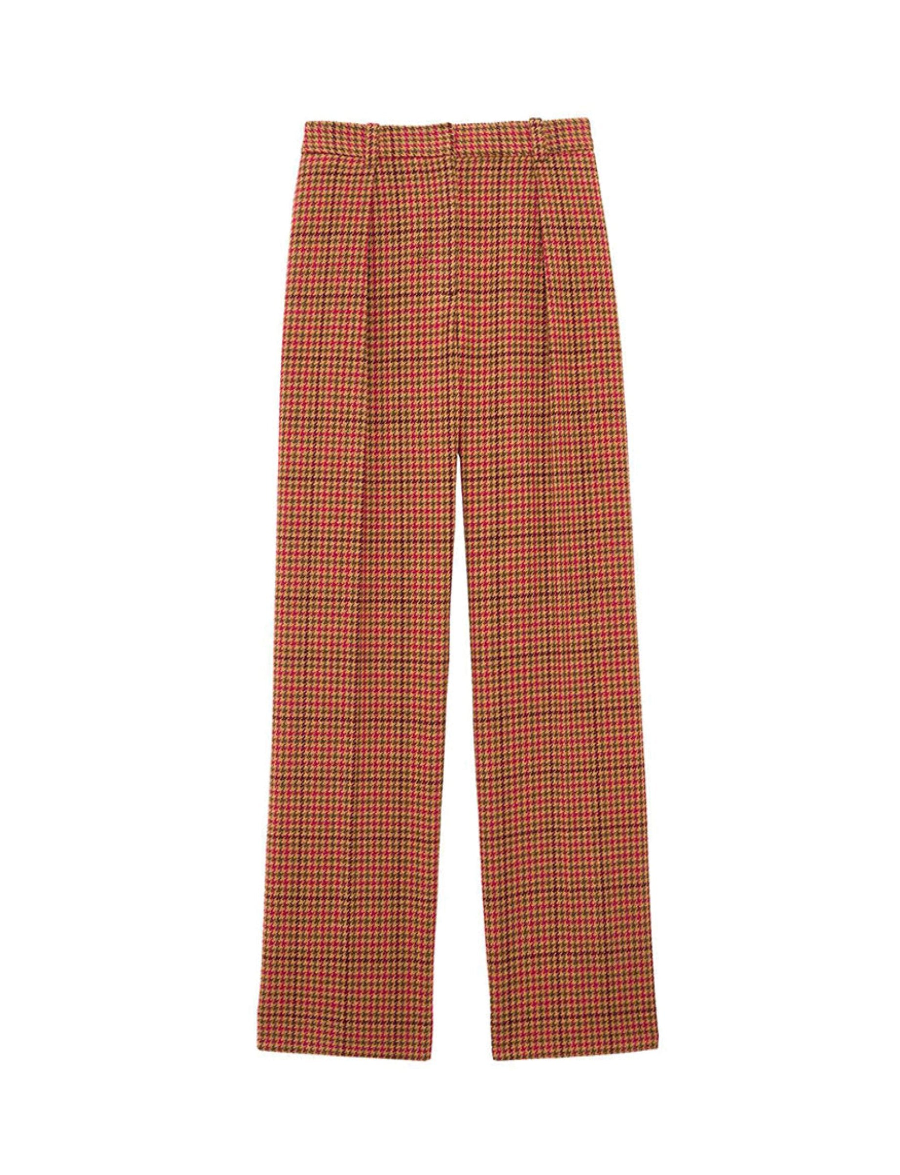 6qty RELIQUAT 75€ 33,3%  / Pantalon Hector à pinces en laine - Pink Khaki