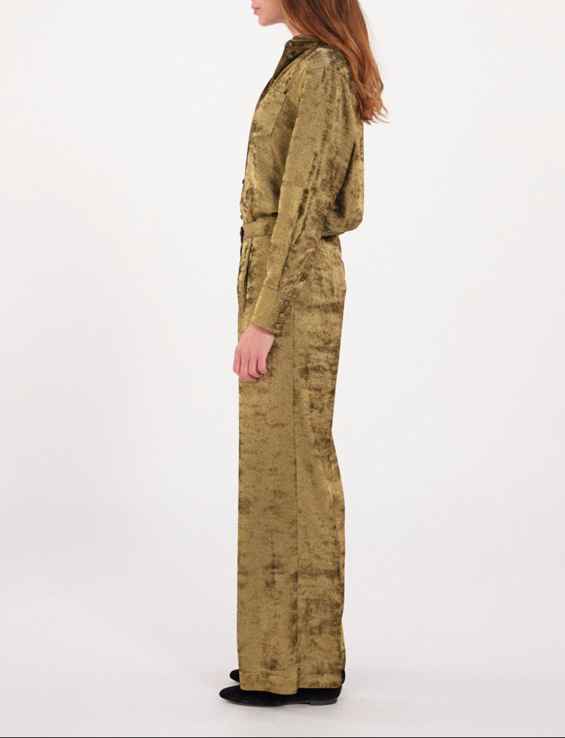 1qty RELIQUAT 75€ 33,3%  / Pantalon taille mi-haute Ernestine - Gold