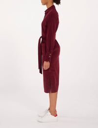 15qty RELIQUAT 120€ 14,3%  / Robe Rosabella avec boutons - Prune