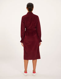 15qty RELIQUAT 120€ 14,3%  / Robe Rosabella avec boutons - Prune