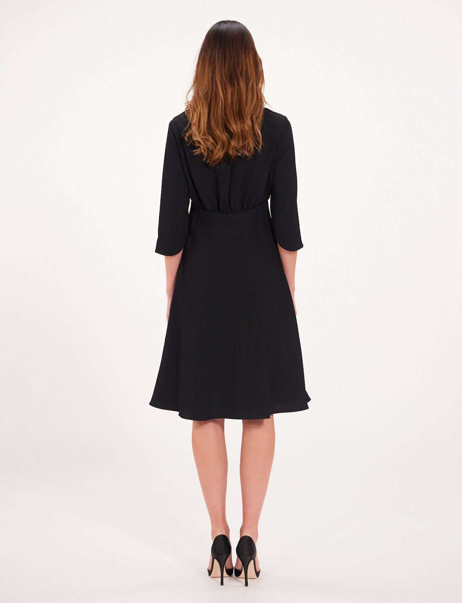 2qty RELIQUAT 120€ 0%  / Robe Natalia cintrée - Black