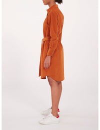 3qty RELIQUAT 120€ 0%  / Robe chemise droite Amour - Orange