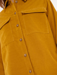 25qty RELIQUAT 95€ 0%  / Surchemise Chandler à poches - Ocre