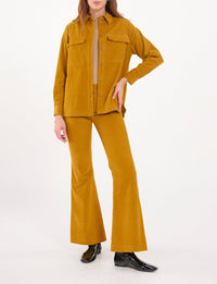 25qty RELIQUAT 95€ 0%  / Surchemise Chandler à poches - Ocre