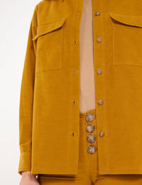 25qty RELIQUAT 95€ 0%  / Surchemise Chandler à poches - Ocre
