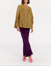 6qty RELIQUAT 95€ 0%  / Chemise plissée Ornella - Hippie Flower