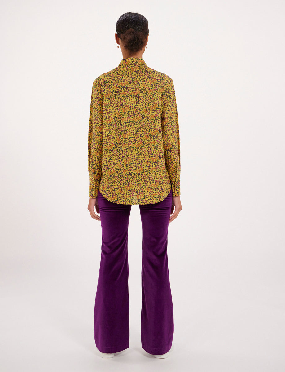 33qty RELIQUAT 80€ 0%  / Chemise droite Maureen Shirt - Hippie Flower