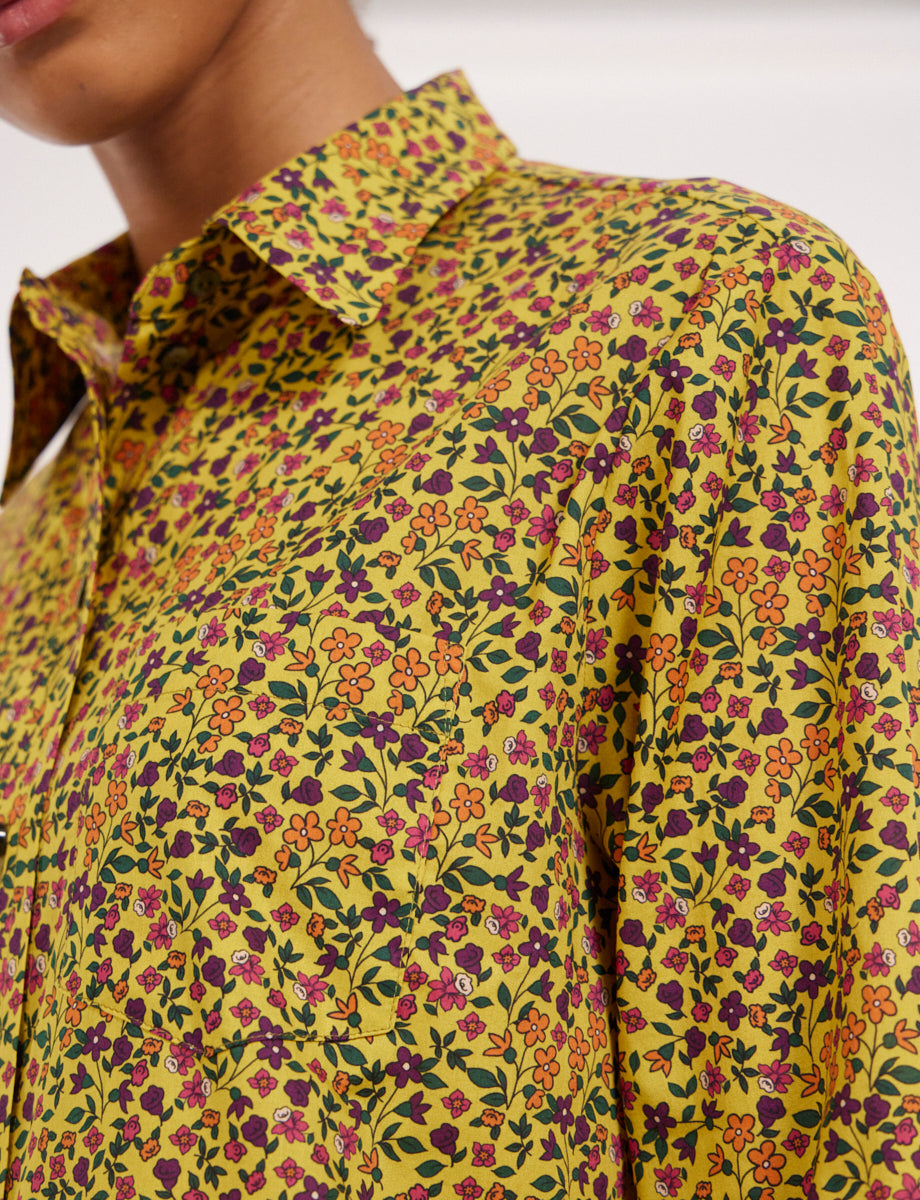 33qty RELIQUAT 80€ 0%  / Chemise droite Maureen Shirt - Hippie Flower
