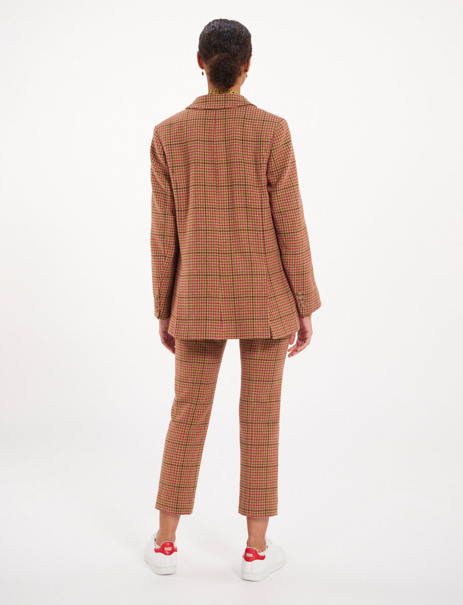 7qty RELIQUAT 120€ 25%  / Blazer ajusté Bruna en laine - Pink Khaki