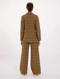 10qty RELIQUAT 120€ 16,7%  / Blazer croisé Ezio en laine - Khaki Multicolor