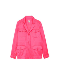 5qty RELIQUAT 120€ 0%  / Veste Flipper saharienne - Pink