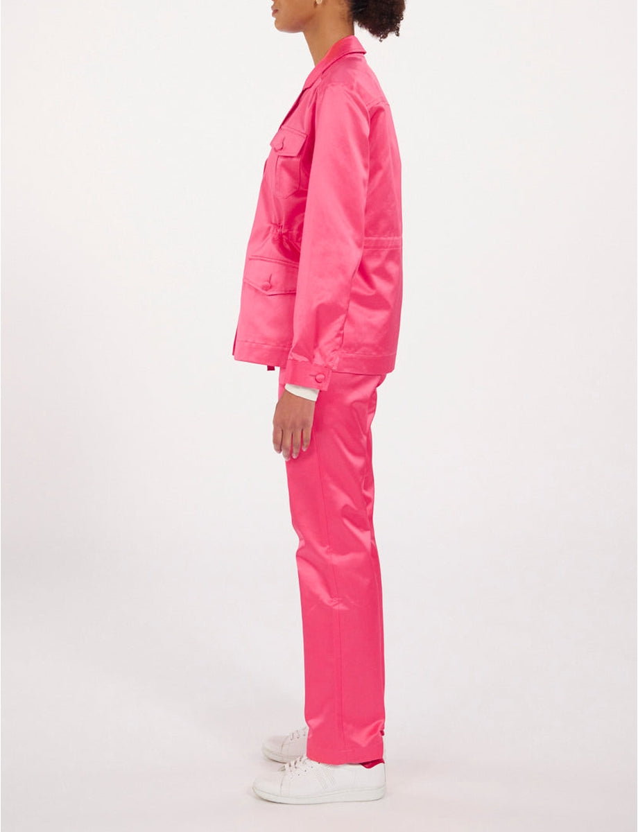 5qty RELIQUAT 120€ 0%  / Veste Flipper saharienne - Pink