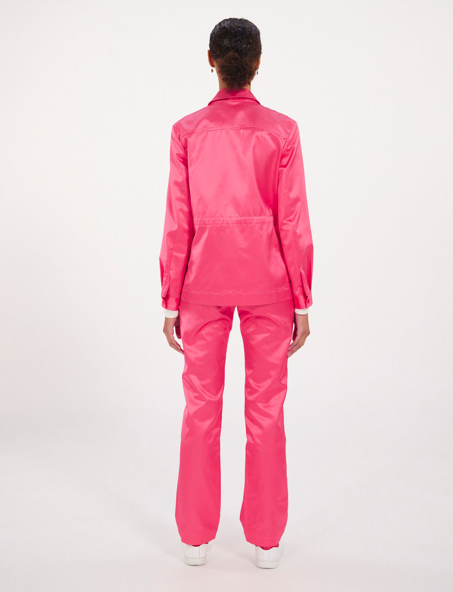 5qty RELIQUAT 120€ 0%  / Veste Flipper saharienne - Pink