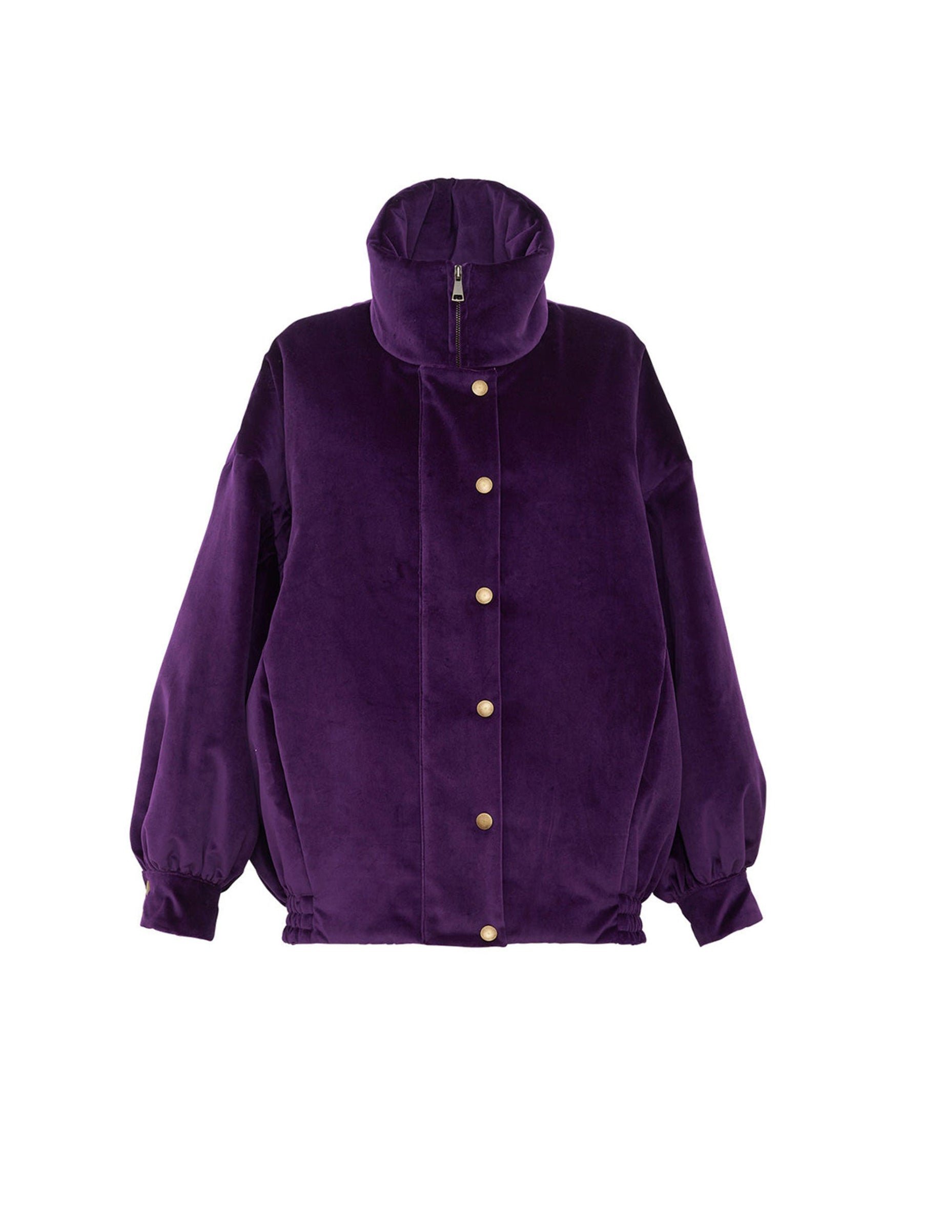 1qty RELIQUAT 120€ 100%  / Blouson col montant Elios - Purple